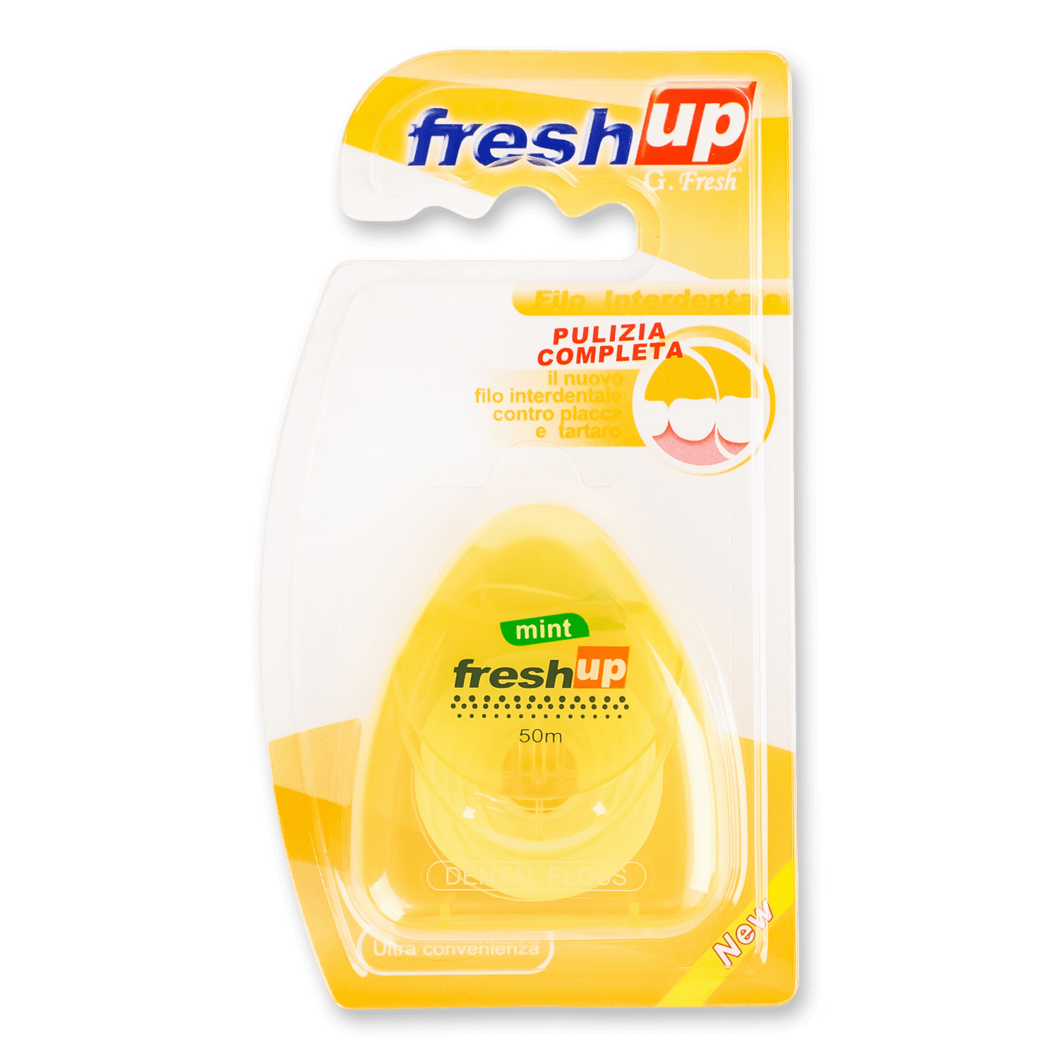Нитка зубная FreshUp мятная 50 м