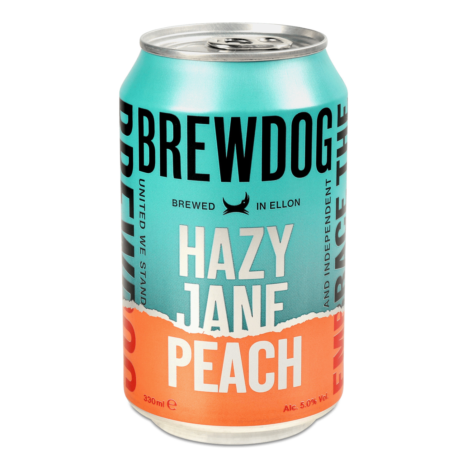Пиво BrewDog Hazy Jane Peach светлое ж/б