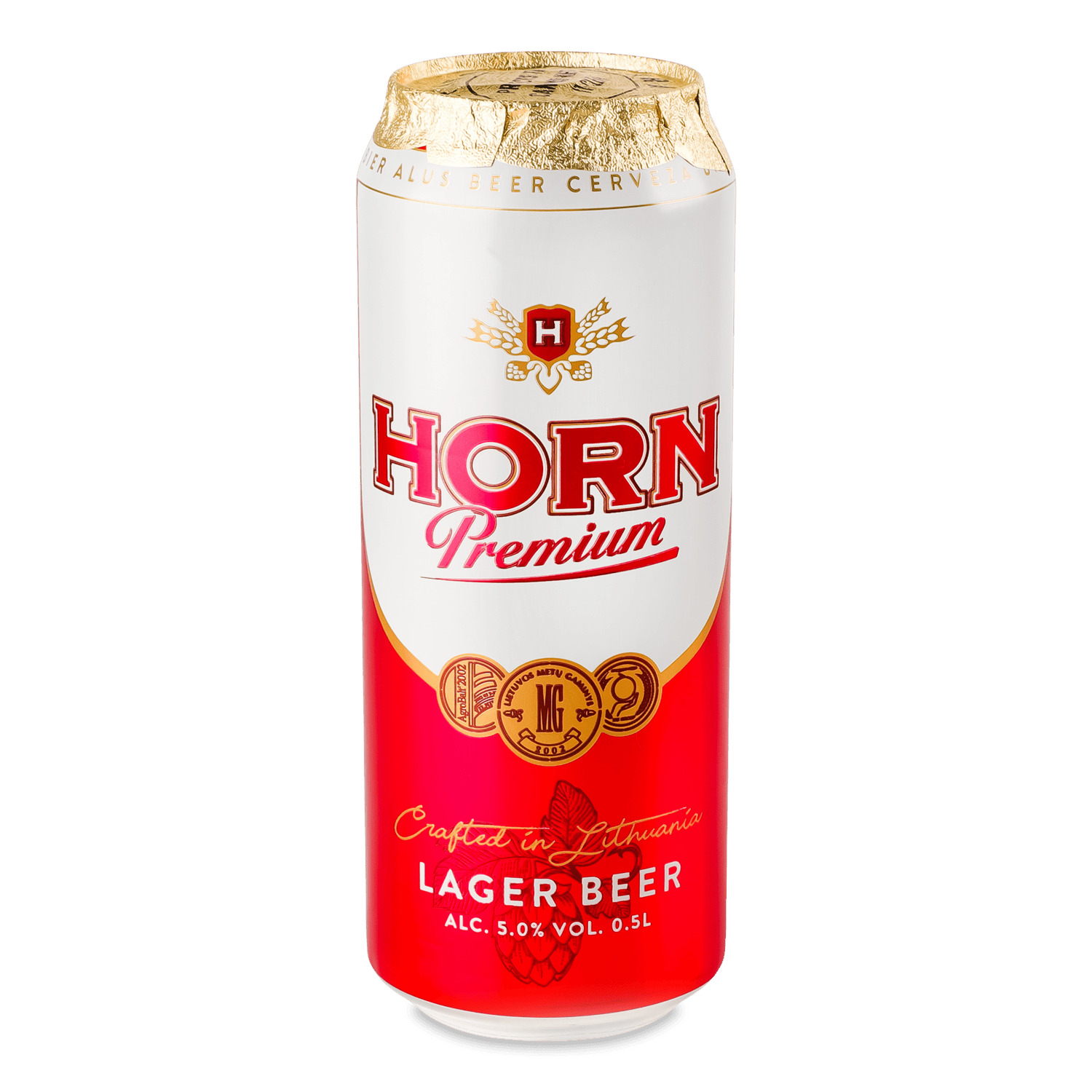 Пиво Horn Disel Premium Lager светлое ж/б