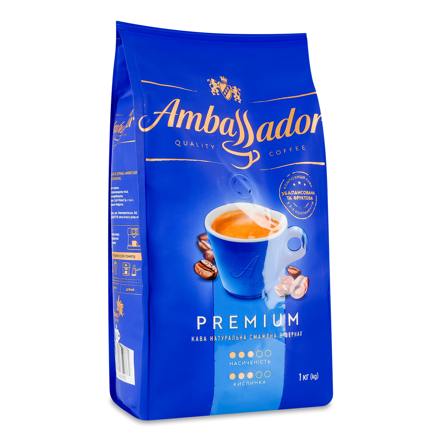 Кофе зерно Ambassador Premium
