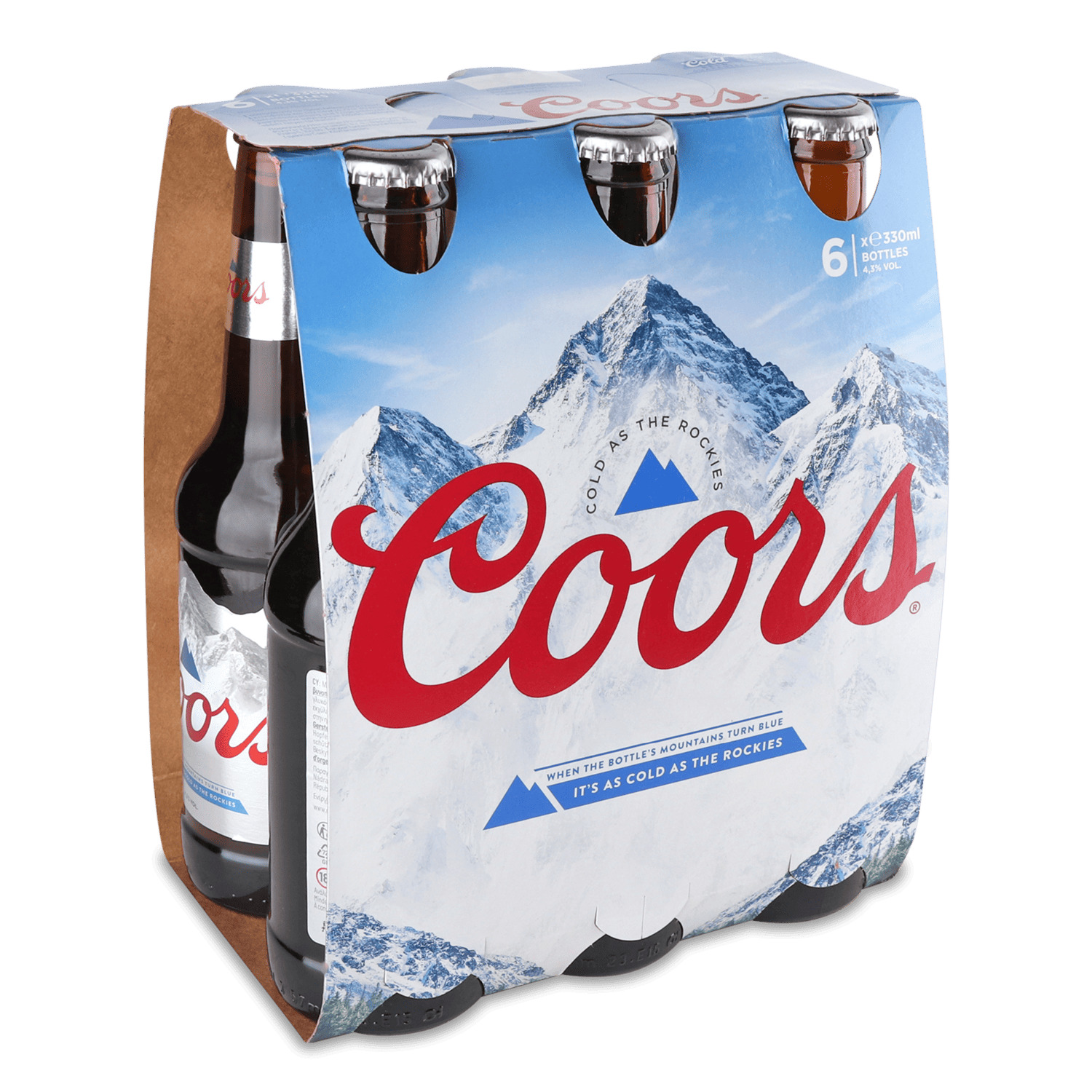 Пиво Coors светлое, упаковка