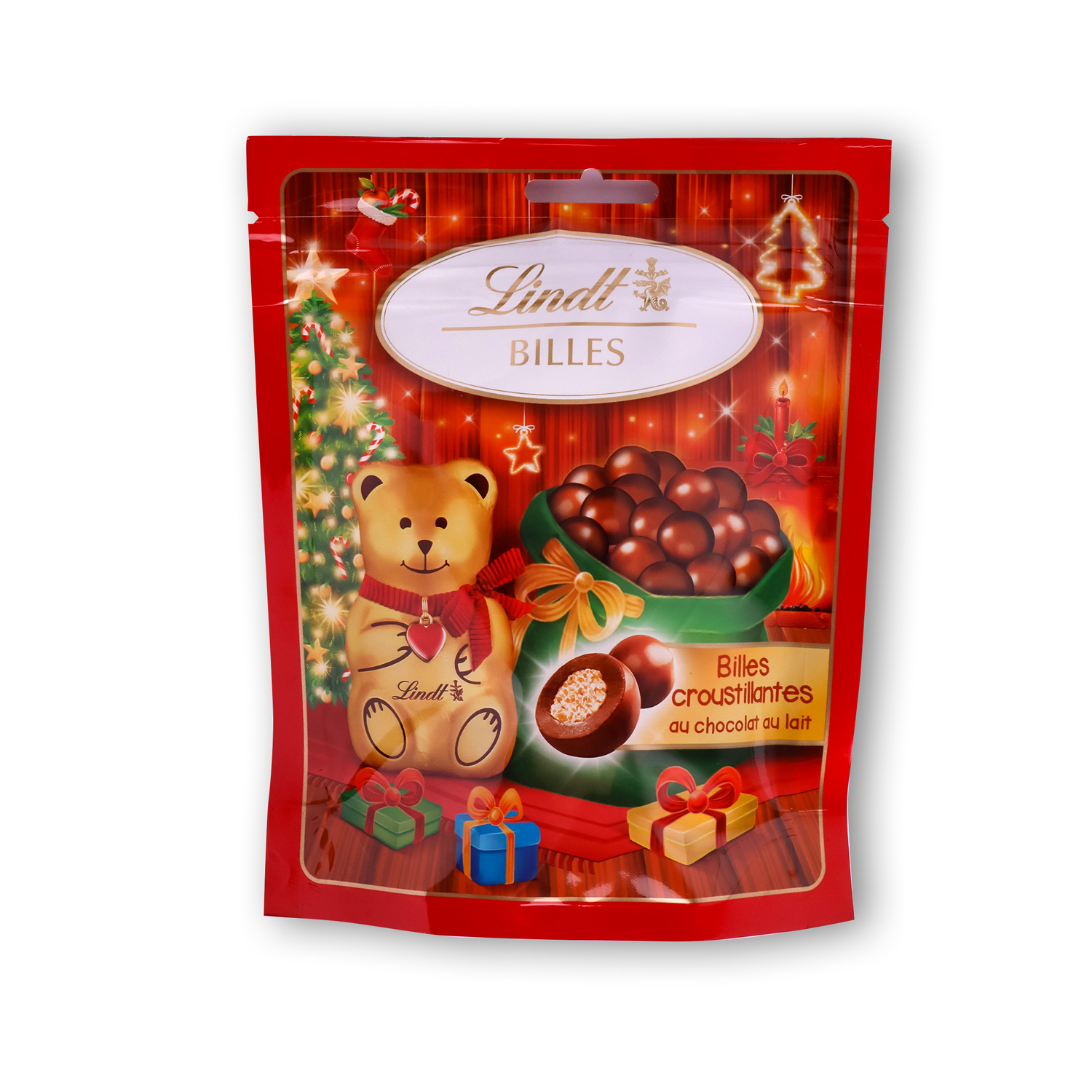 Шарики Lindt хрустящие из молочного шоколада