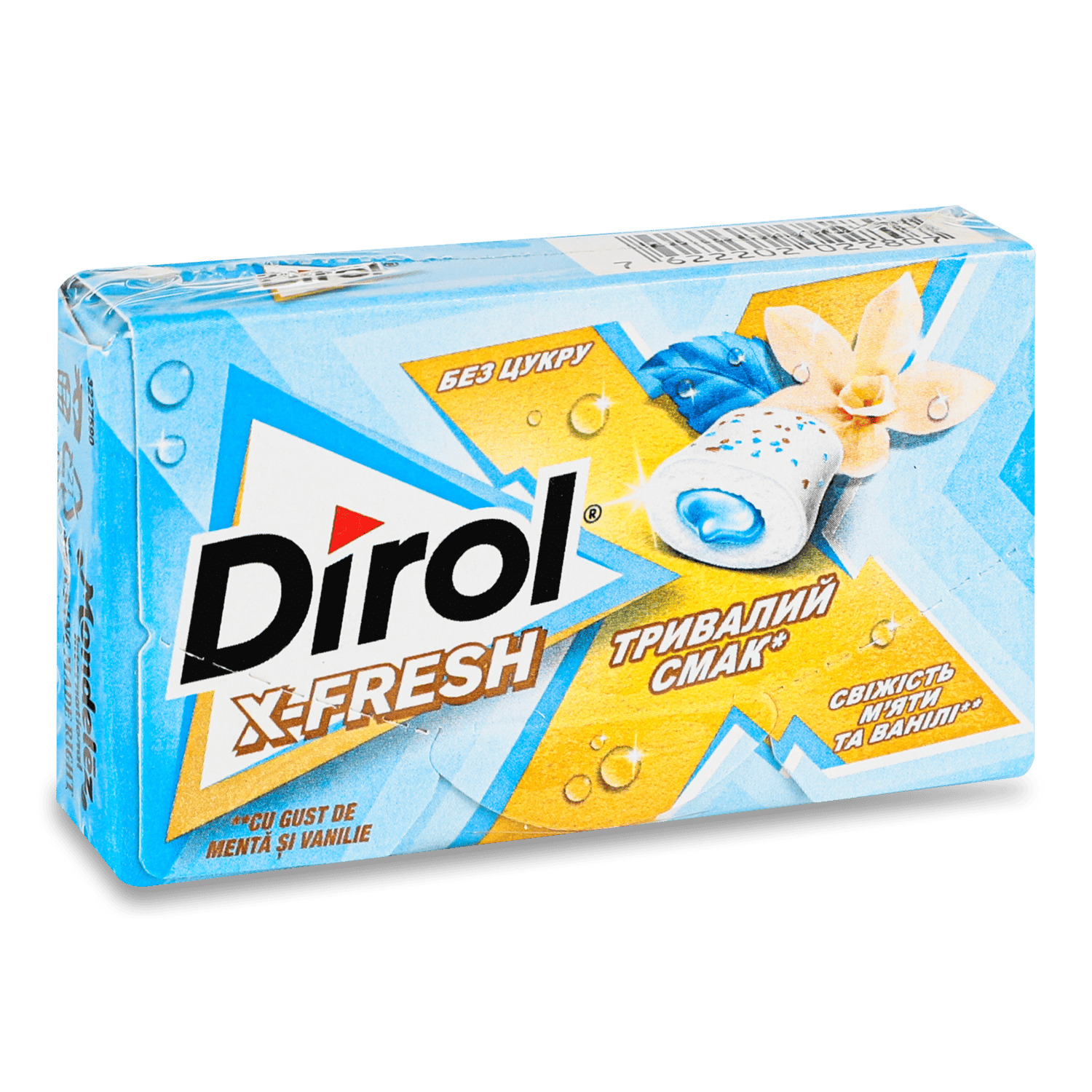 Резинка жевательная Dirol Свежесть мяты и ванили
