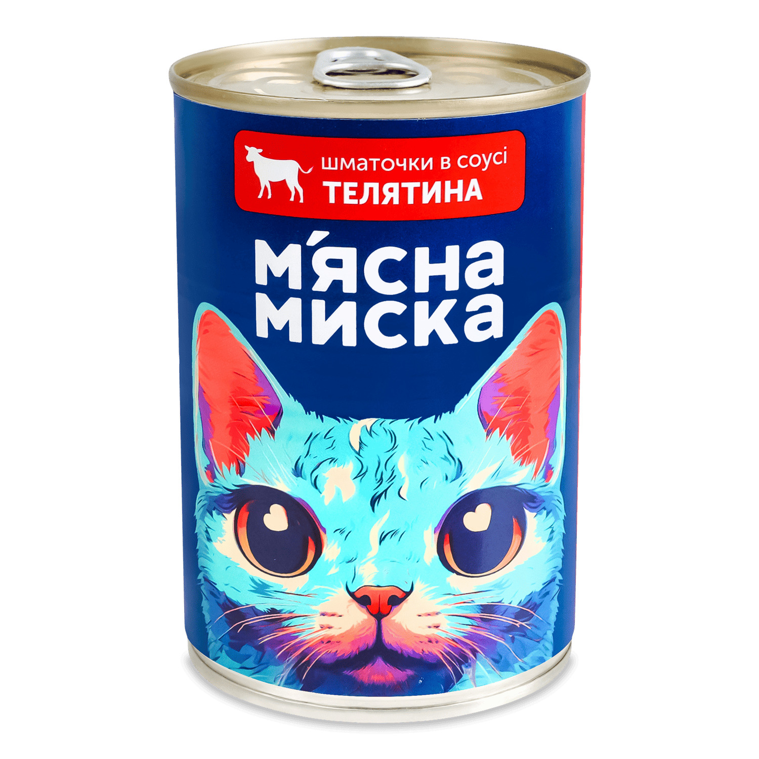 Корм для котов М`ясна Миска телятина в соусе