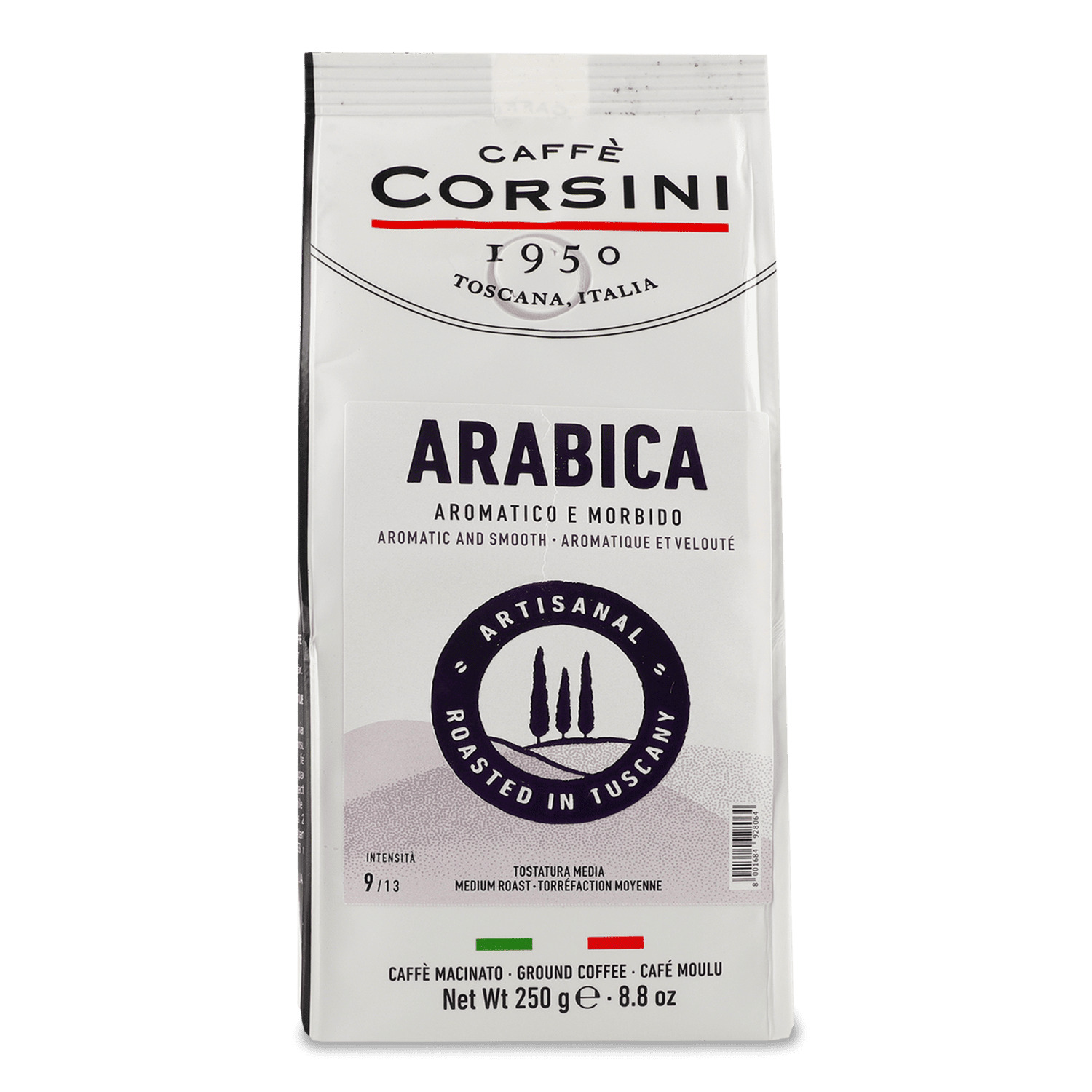 Кофе молотый Caffe Corsini Arabica жареный