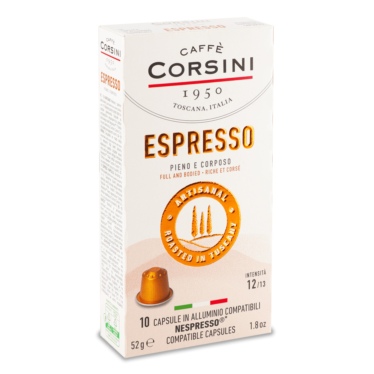 Кофе молотый Caffe Corsini Espresso в капсулах