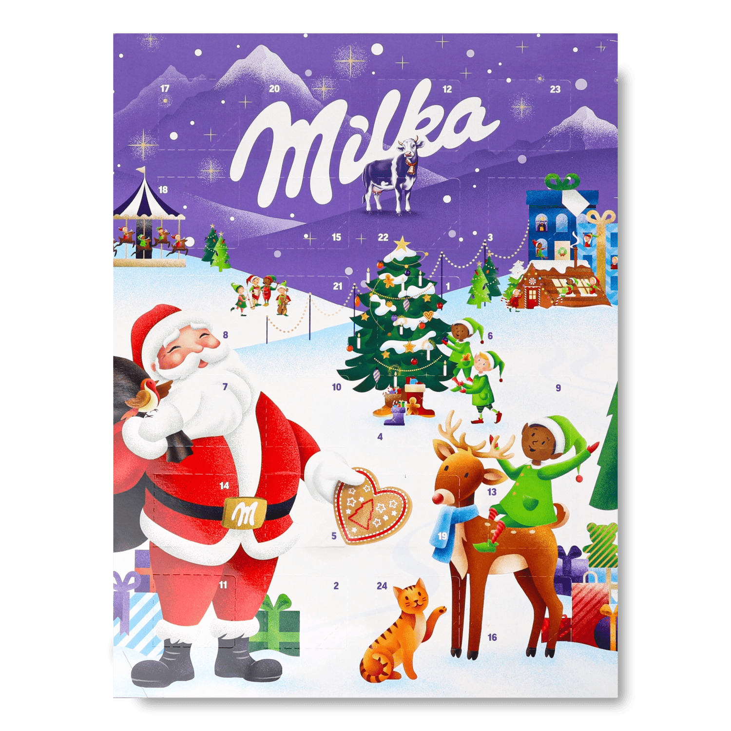 Набор рождественский Milka Адвент молочный шоколад