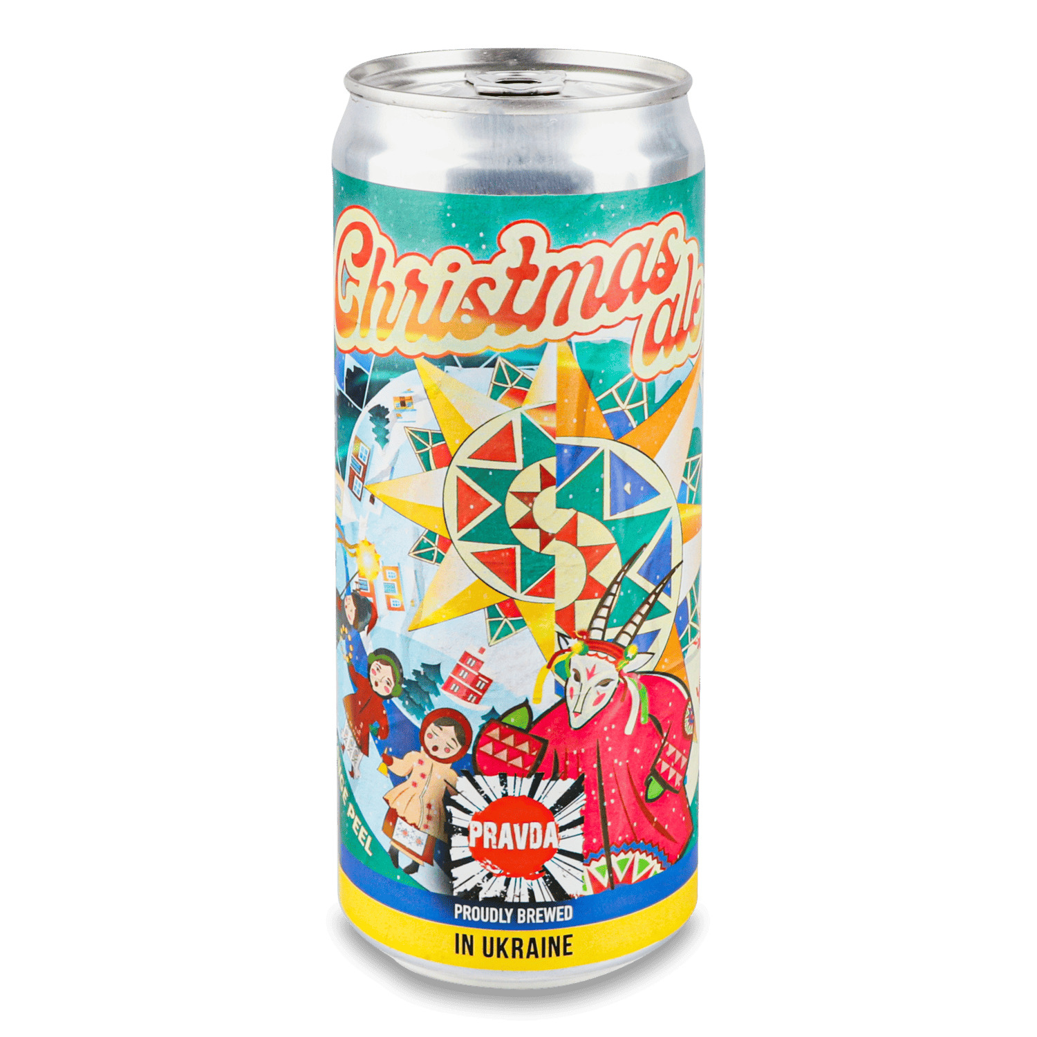 Пиво Правда Christmas Ale темное нефильтрованное ж/б