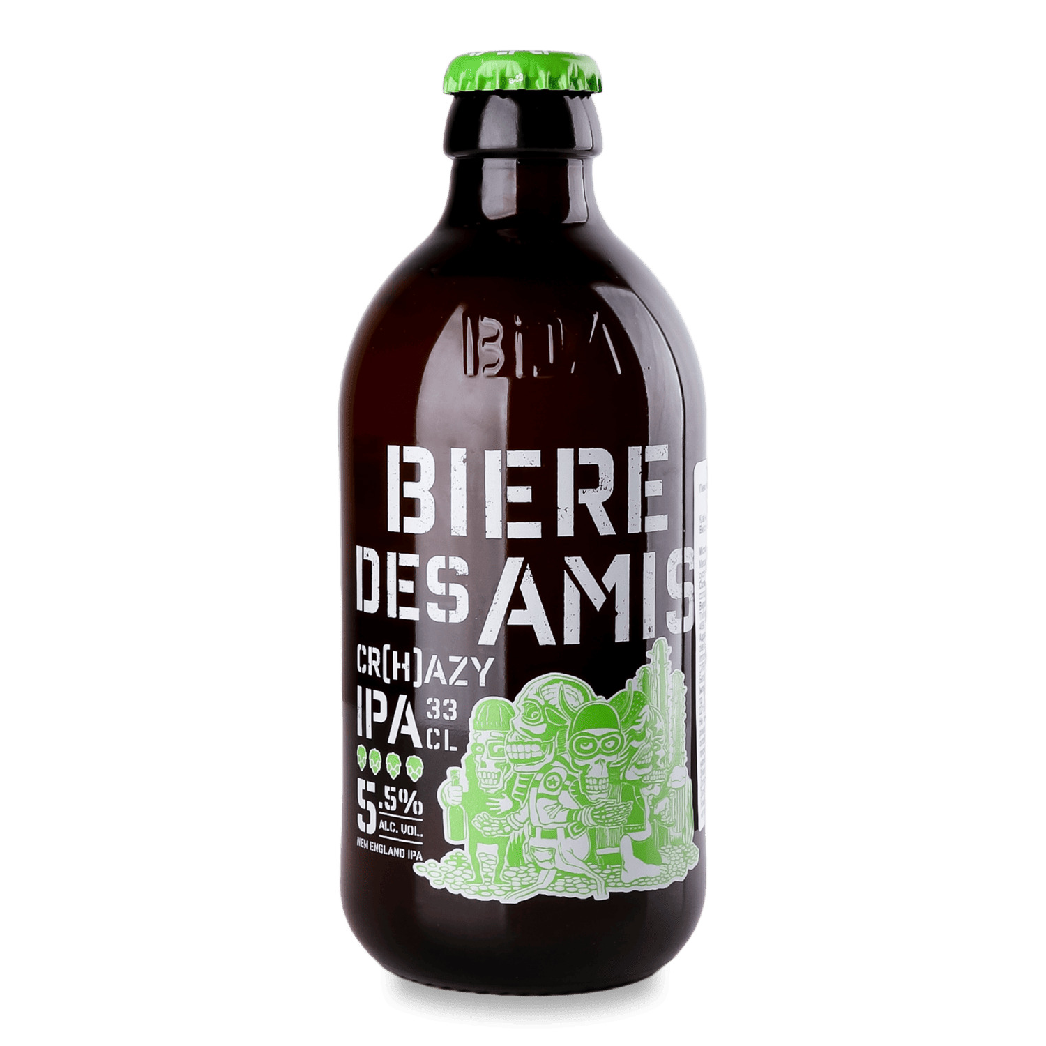 Пиво Biere des Amis Cr(H)azy IPA cветлое