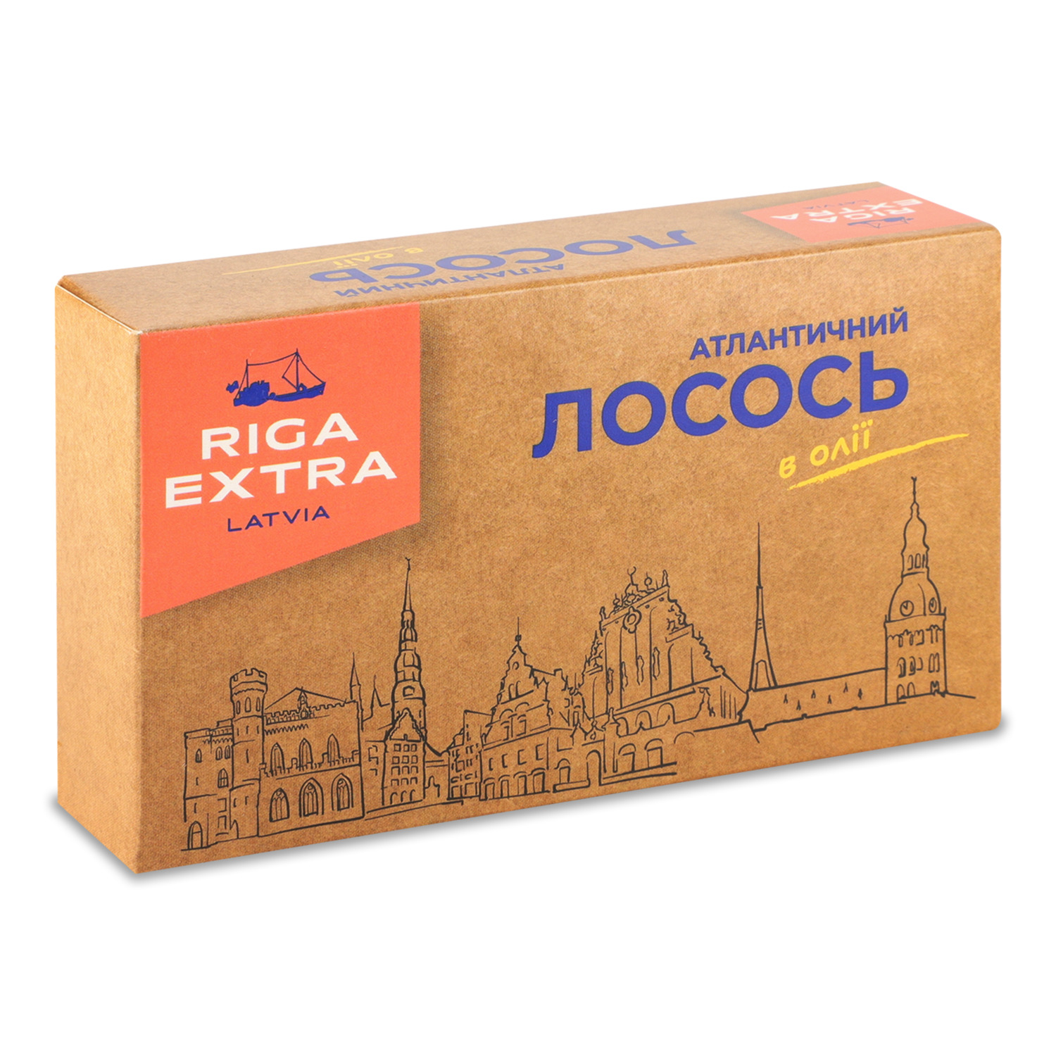 Лосось Riga Extra атлантический в масле