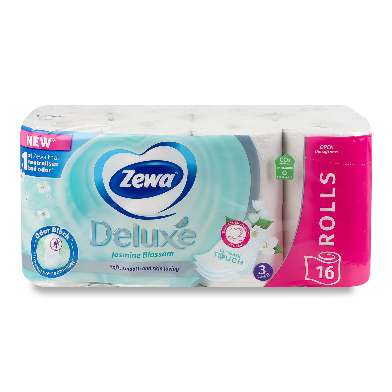 Бумага туалетная Zewa Deluxe Jasmine Blossom 3-слоя