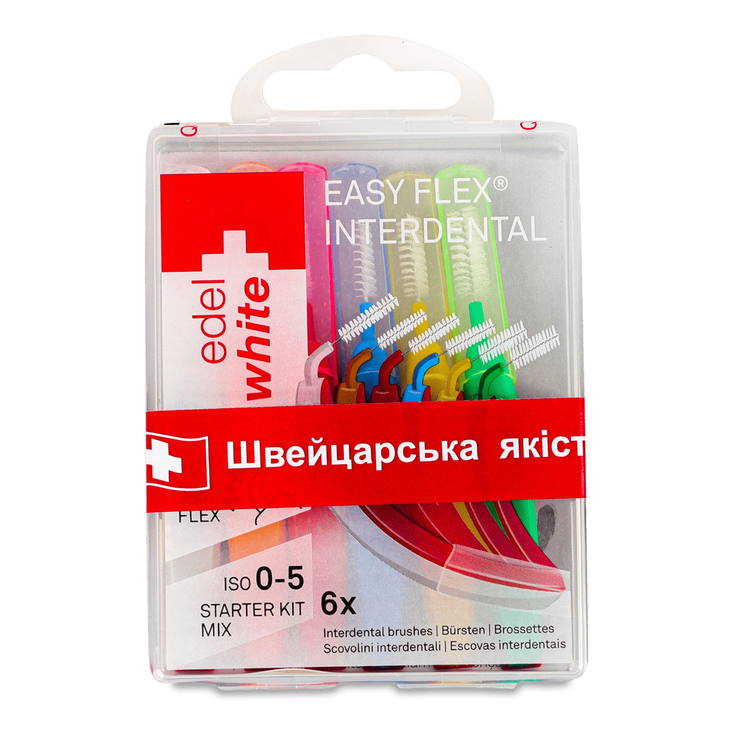 Н-р щеток Edel+white межз.пр. PrLine 0,8/0,5 A MIX