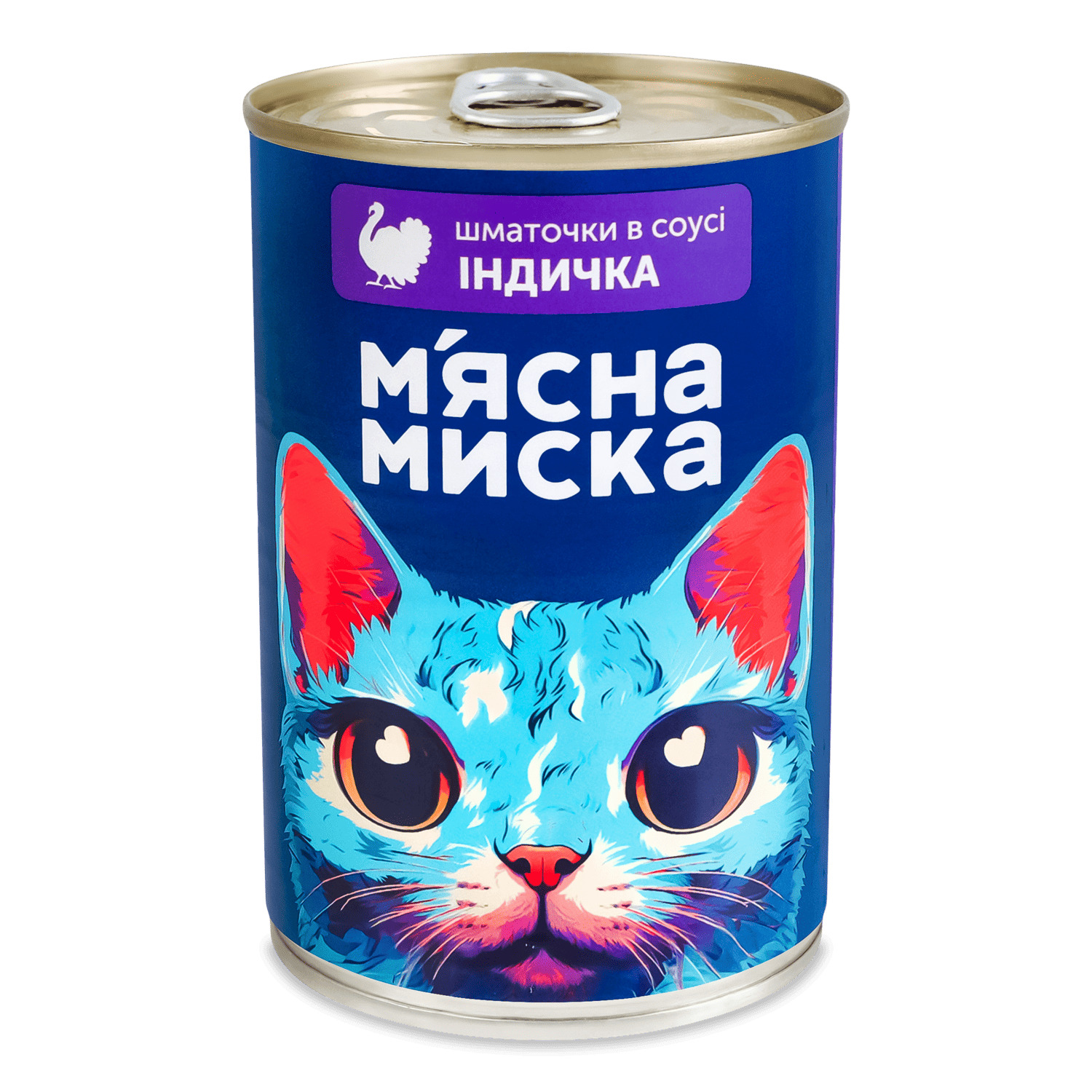 Корм для котов М`ясна Миска индейка в соусе