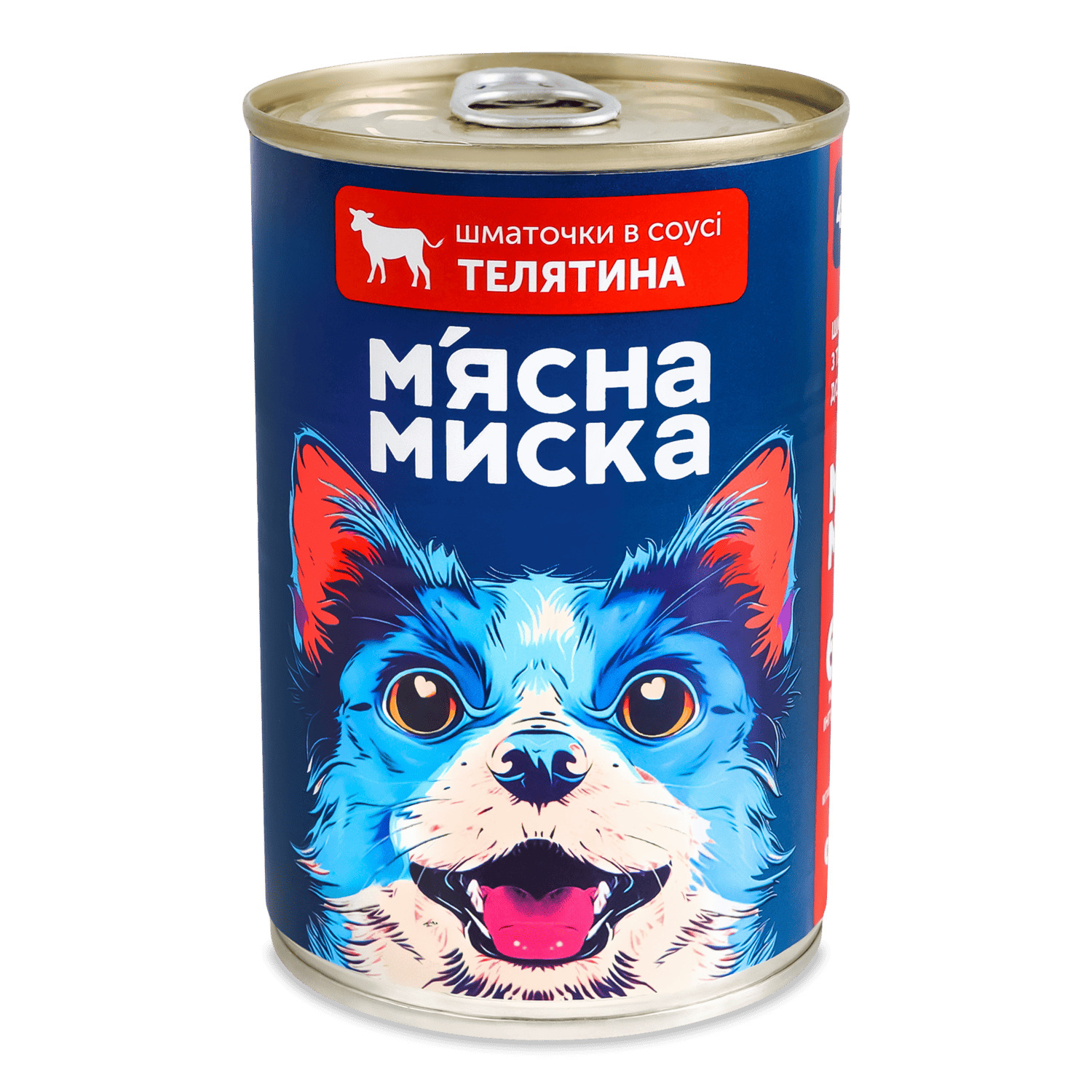 Корм для собак М`ясна Миска телятина в соусе