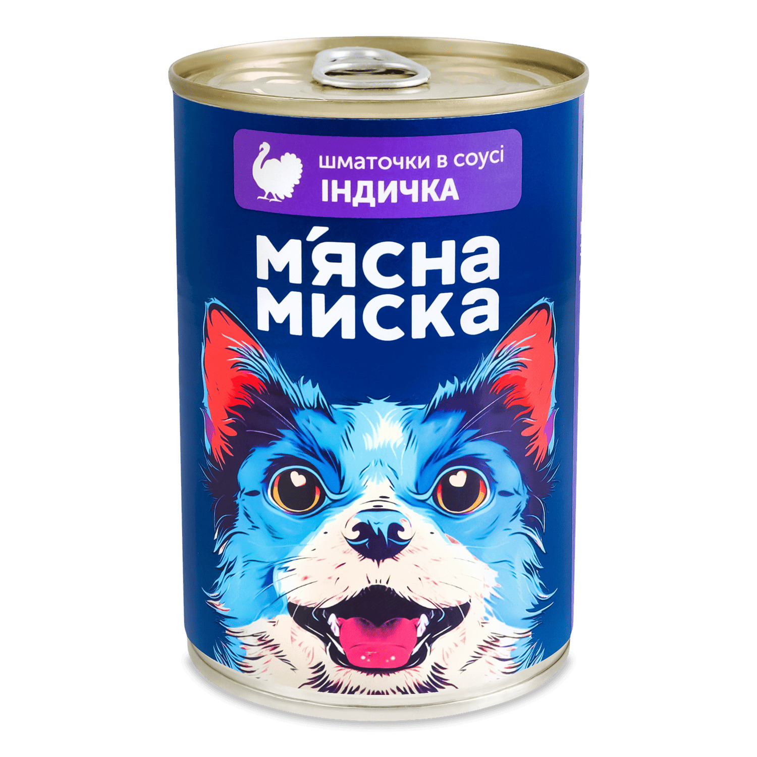 Корм для собак М`ясна Миска индейка в соусе