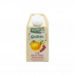 Сок Galicia яблочно-вишневый прямого отжима 0,5л