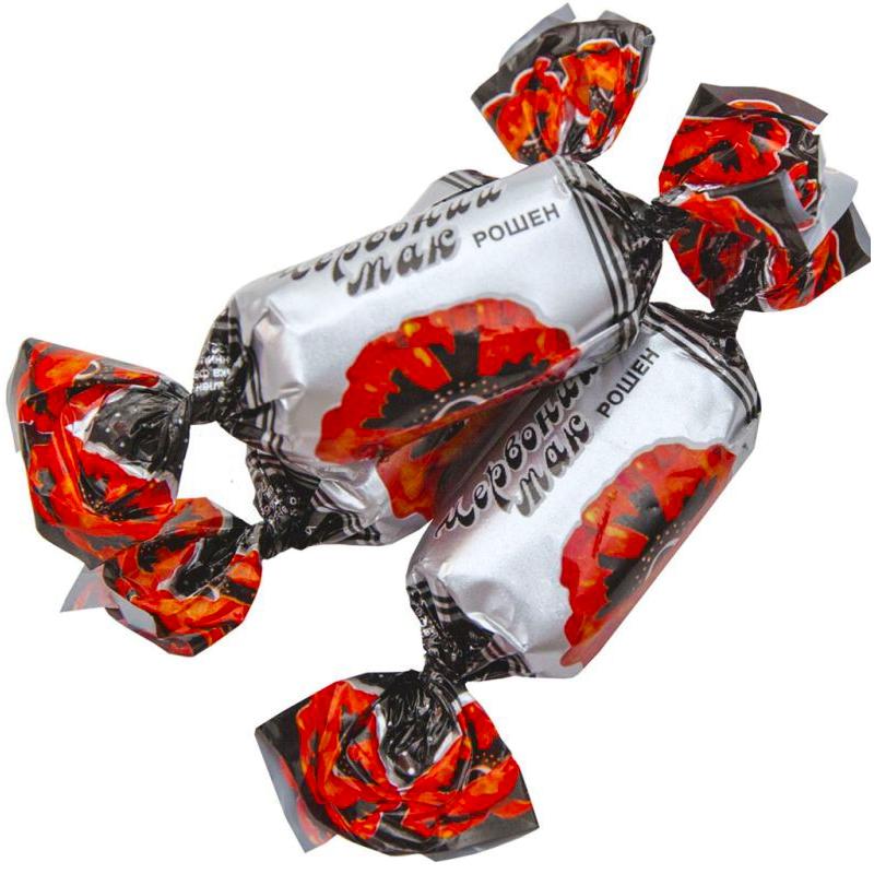 Конфеты Roshen Красный мак в Киеве с доставкой по доступным ценам