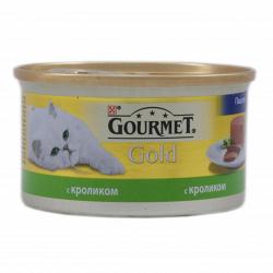 Корм для котов Gourmet Gold паштет из кролика