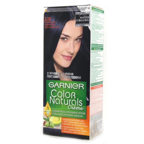Краска для волос Garnier Color Naturals Интенсивное питание тон 2.1 