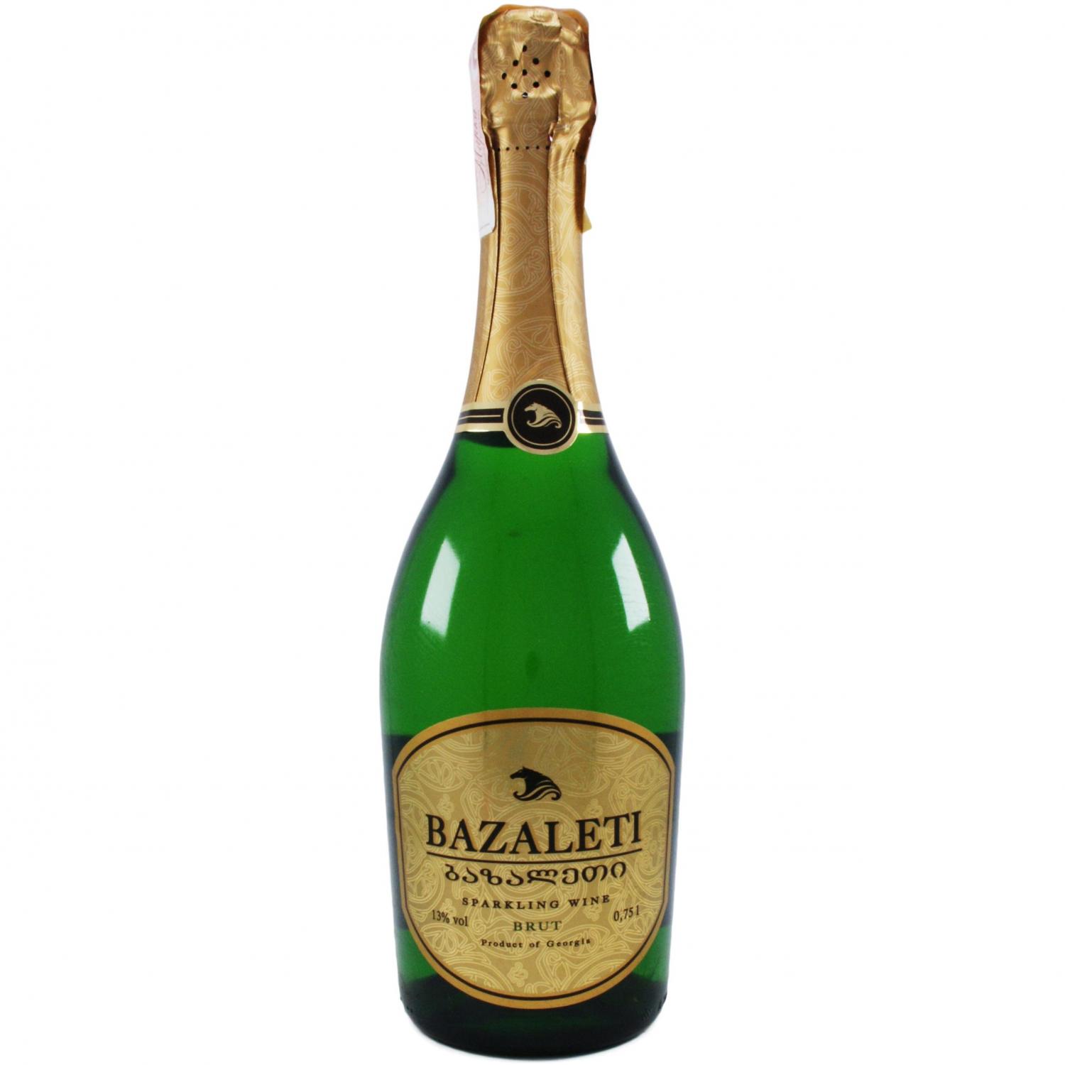 Вино игристое Bazaleti белое брют