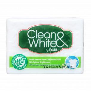Мыло хозяйственное Duru Clean White отбеливающее