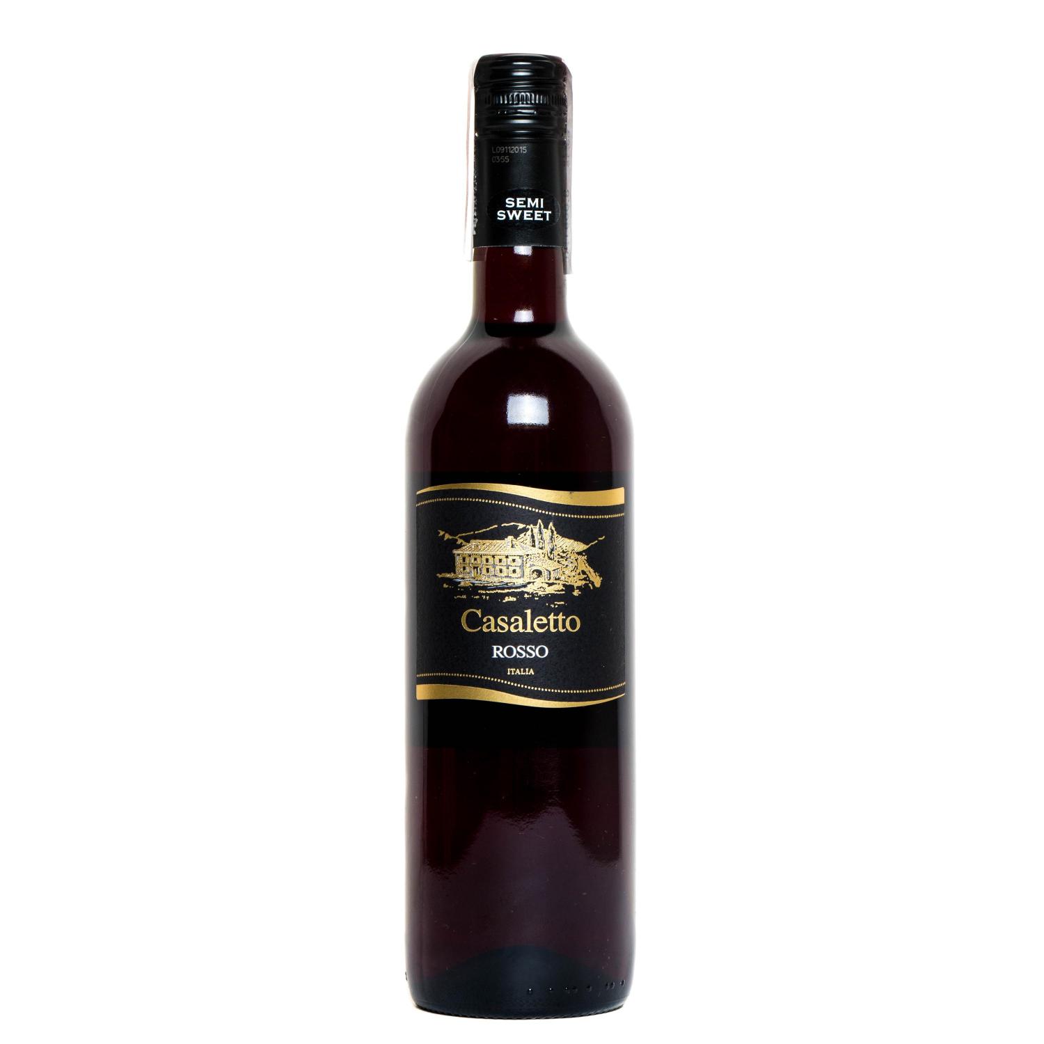 Вино Casaletto Rosso полусладкое