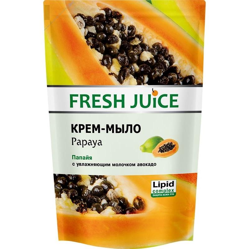 Мыло жидкое Fresh Juice Папайя дой-пак, 460мл (Артикул: 428147)