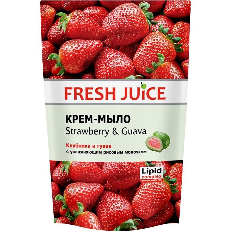 Мыло жидкое Fresh Juice Strawberry&Guava дой-пак, 460мл (Артикул: 466023)