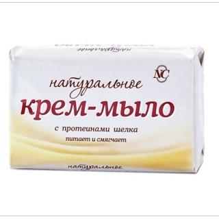 Крем-мыло с протеинами шёлка «Невская Косметика Натуральное»