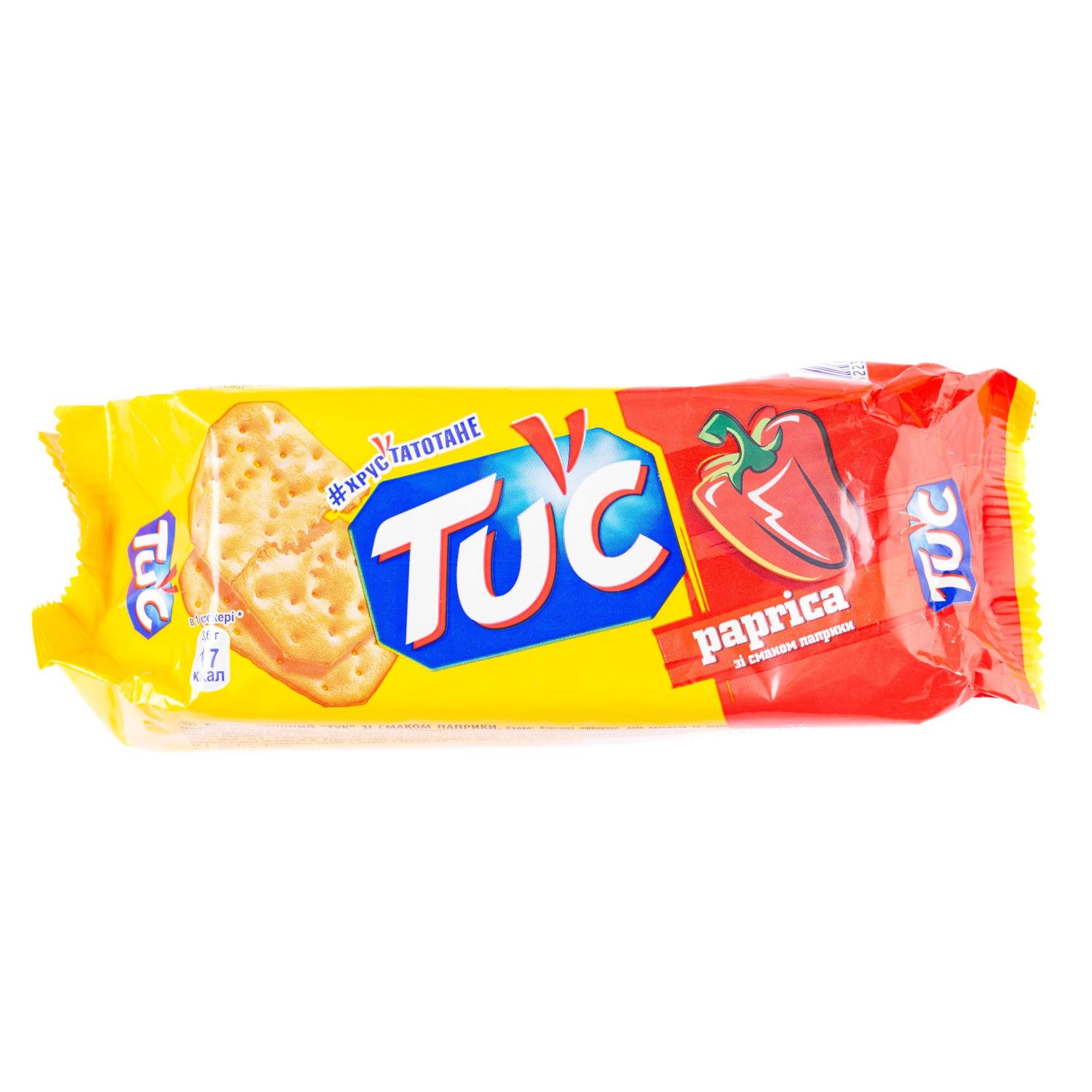 Крекер Tuc соленый с паприкой