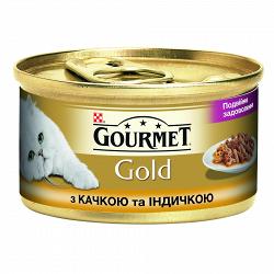 Корм Gourmet Gold кусочки с уткой и индейкой