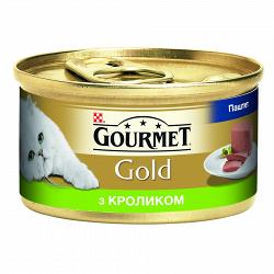 Корм для котов Gourmet Gold паштет из кролика