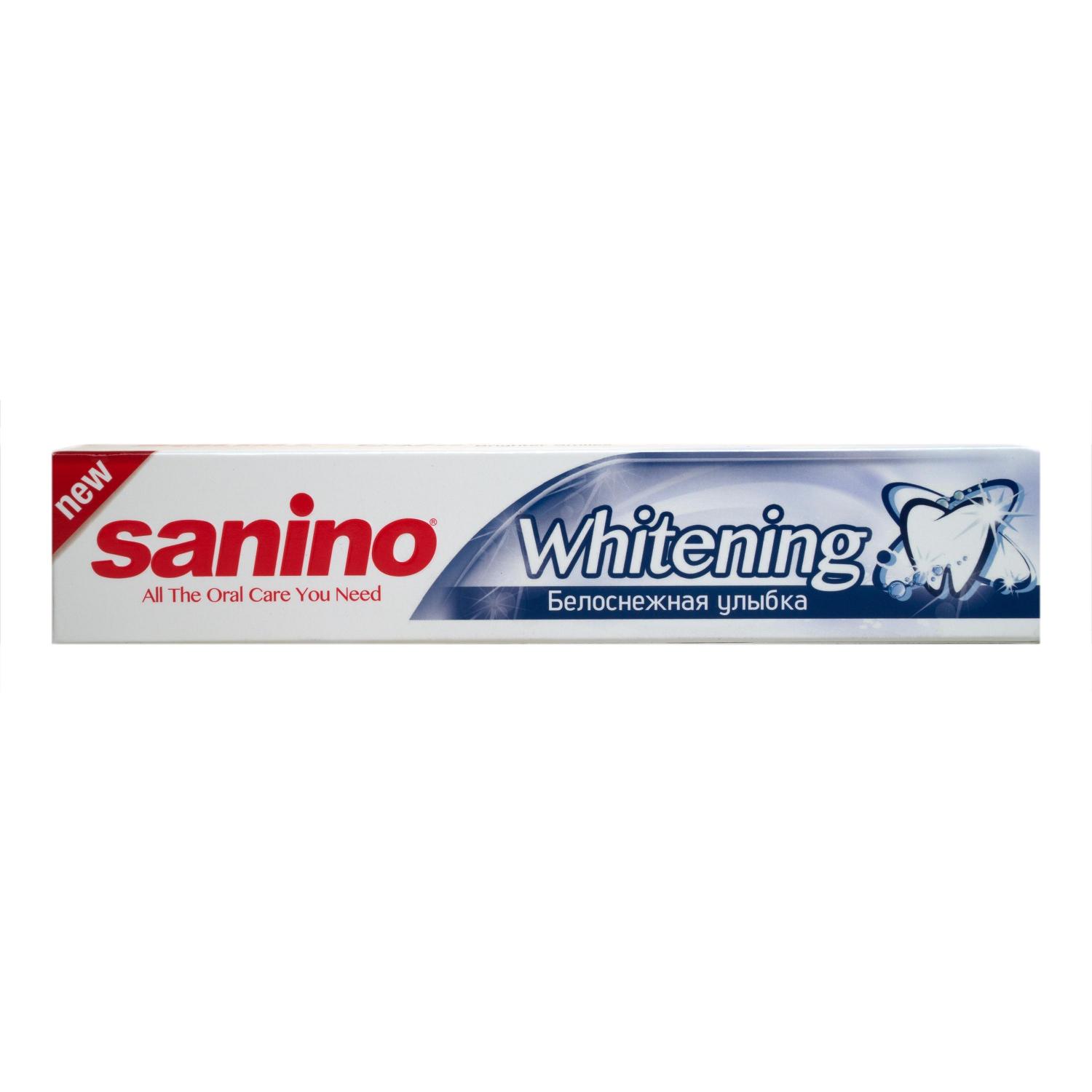 Паста зубная Sanino Белоснежная улыбка
