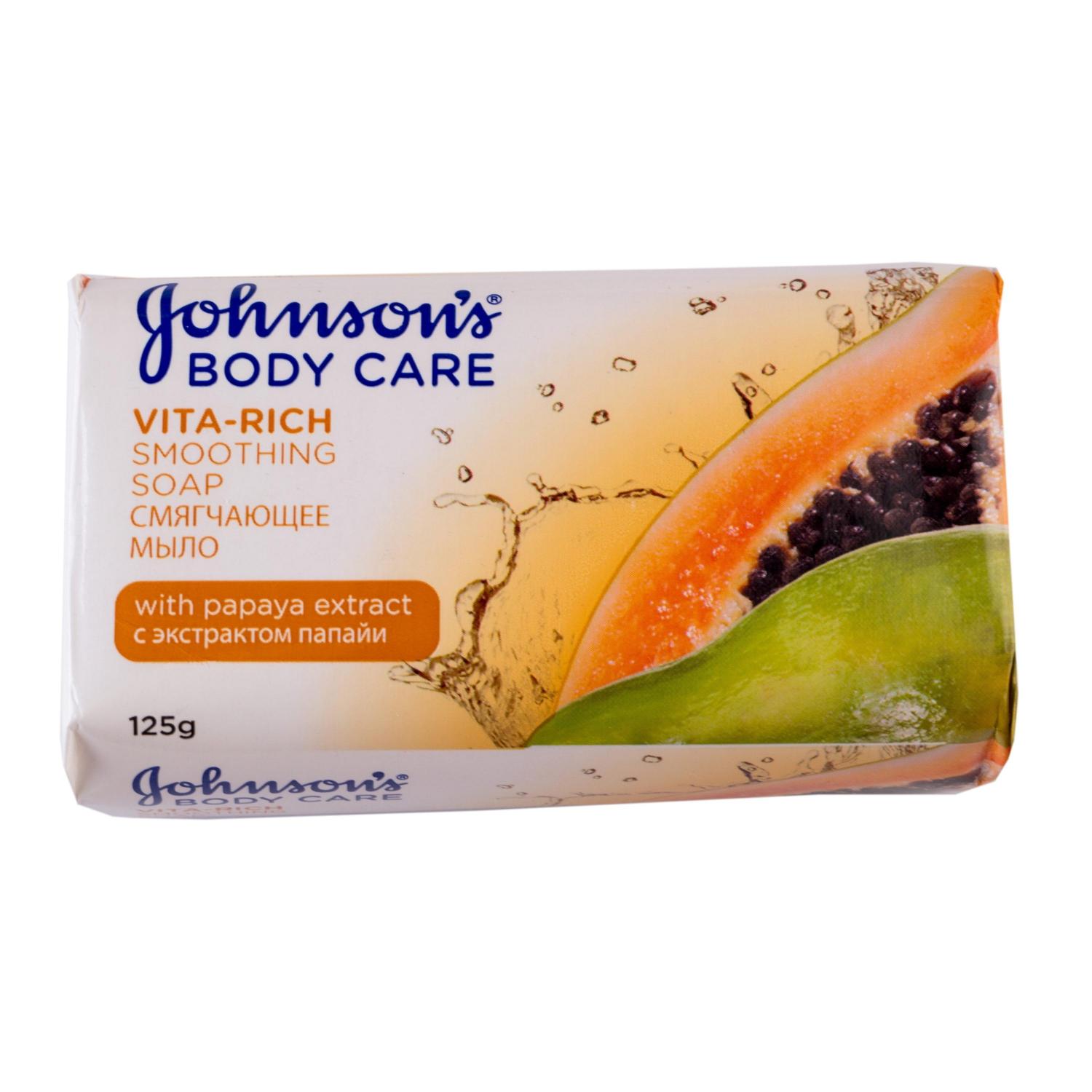 Мыло Johnson`s с экстрактом папайи