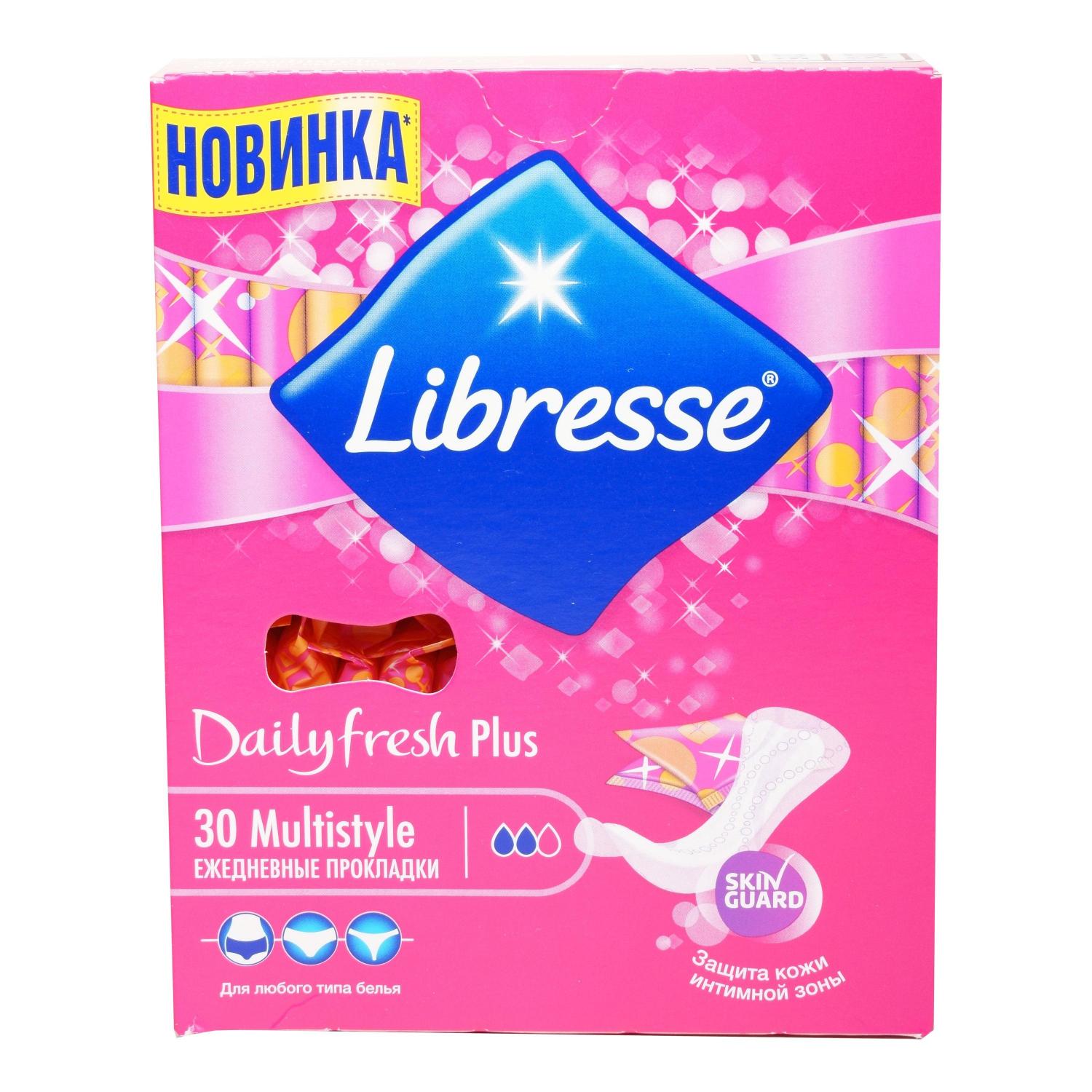 Прокладки ежедневные Libresse Daily Fresh Multistyle Plus