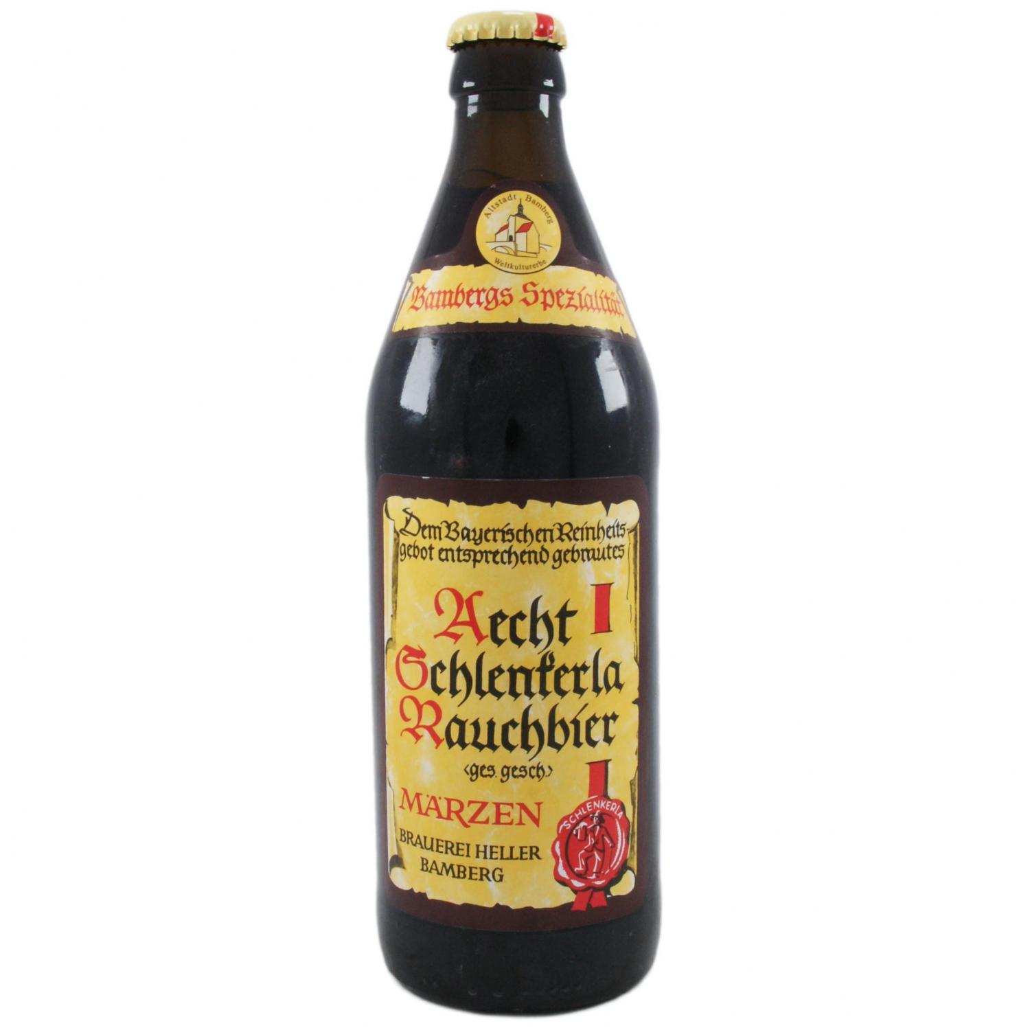 Пиво Schlenkerla Aecht Rauchbier Marzen копченое в Киеве и пригороде:  купить по хорошей цене с доставкой. Розница, фасовка 0,5л