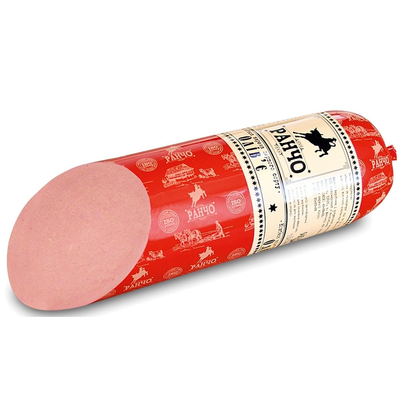 Колбаса Ранчо Оливье вареная п/а 1с