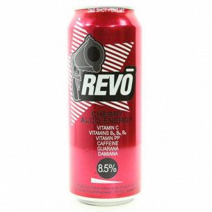 Напиток энергетический Revo вишня слабоалкогольный ж/б