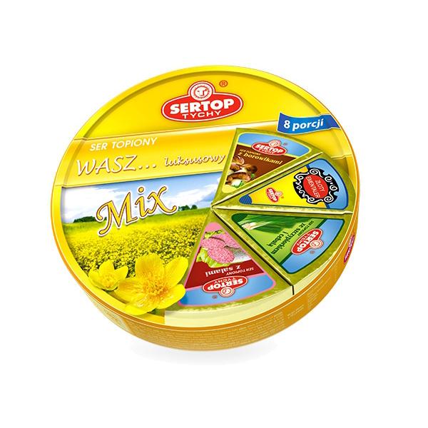 Сыр плавленый Sertop салями/грибы/зелень асорт 27%