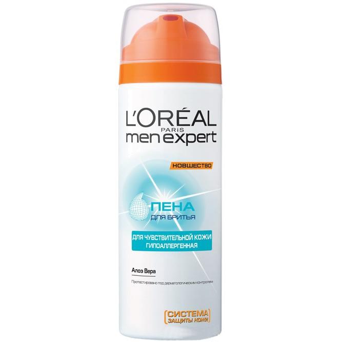 Пена для бритья L`Oreal Men Expert для чувствительной кожи