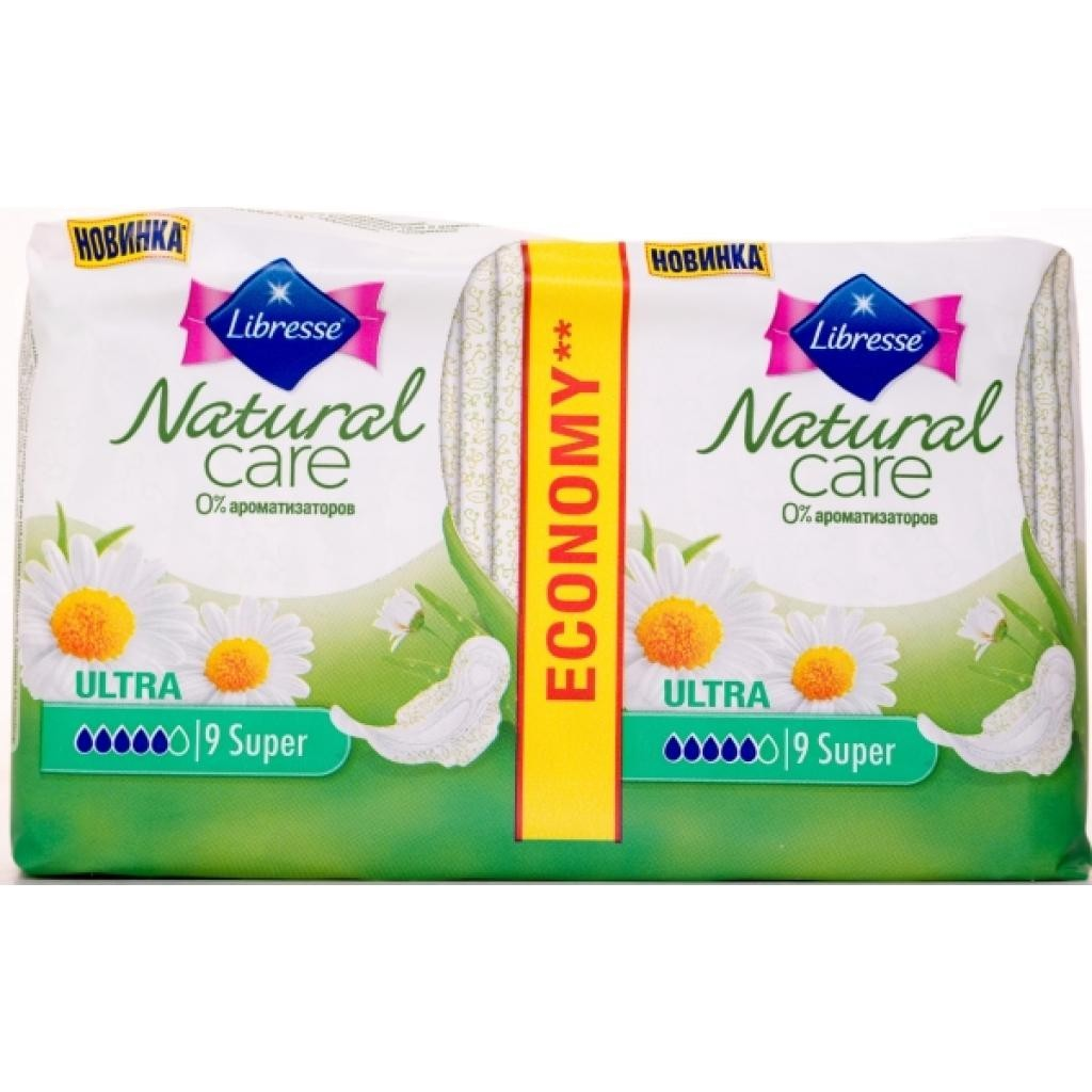 Прокладки Libresse Natural Care Ultra Super