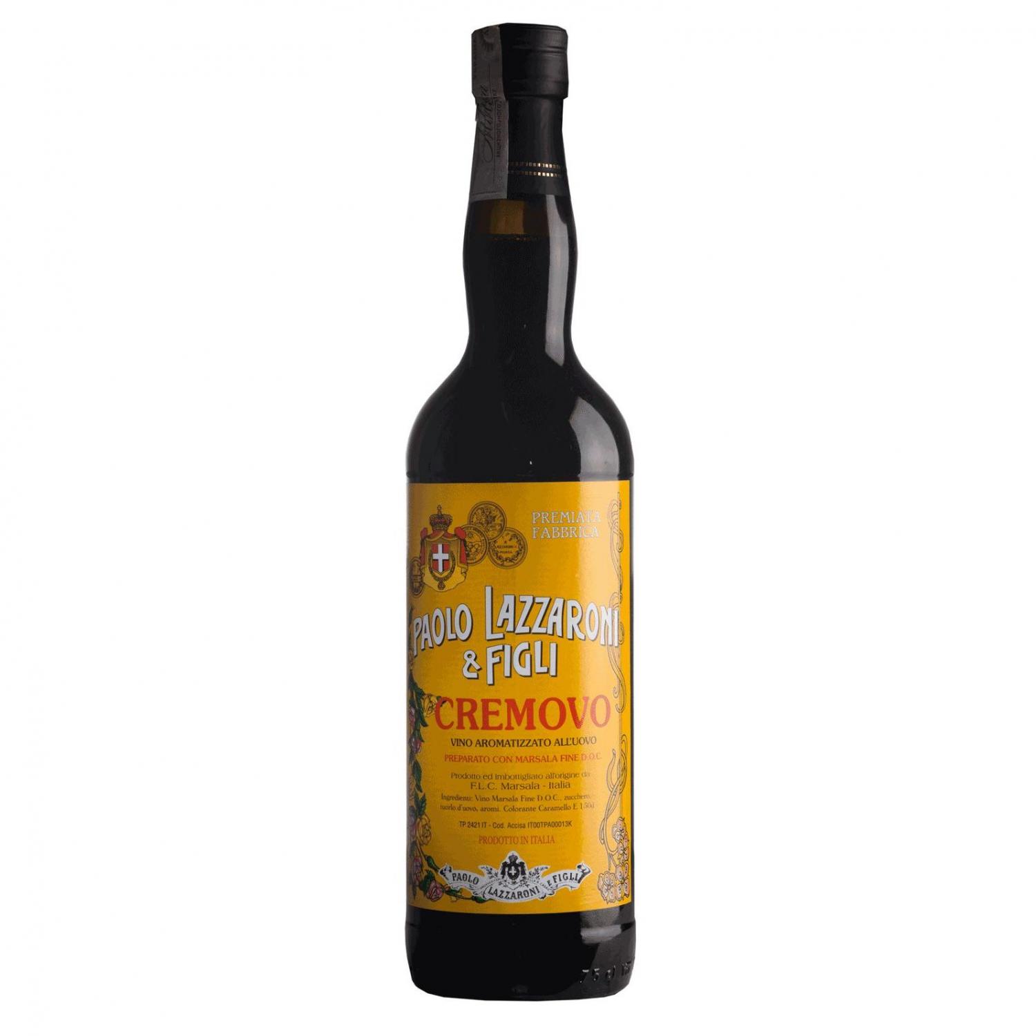 Вино Lazzaroni Marsala Cremovo