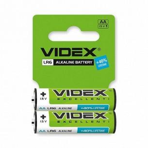 Батарейка щелочная Videx Shrink Card AA 2 LR-6
