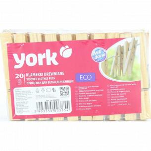 Прищепки для белья York ECO деревянные Z029
