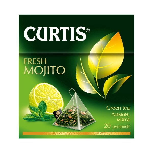 Чай зеленый Curtis Фреш Мохито доп растител сырья