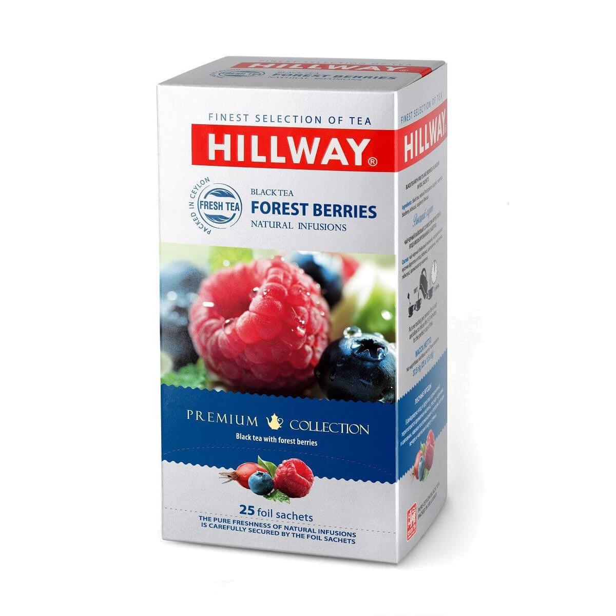 Чай черный Hillway Forest Berries с ярлыком