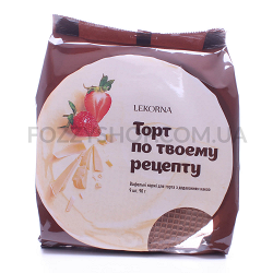 Коржи вафельные Lekorna д/торта с добавлен какао
