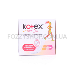 Прокладки ежедневные Kotex Deo Active ароматизиров