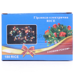 Электрогирлянда Rice 180 ламп 4-цв 8-реж Y1