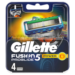 Сменные картриджи для бритья Gillette Fusion5 ProGlide Power (4 шт)